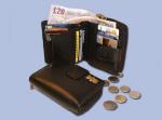 Black Leather Purse - click to enlarge
