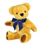 Curly Gold Mohair Bear - click to enlarge