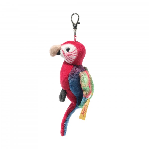 Steiff have partnered with National Geographic to create a special collection of plush toy animals in support of preserving biodiversity. This colourful Key chain comes from the endangered species of ...