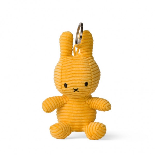 Miffy Corduroy Keyring - ECO Yellow