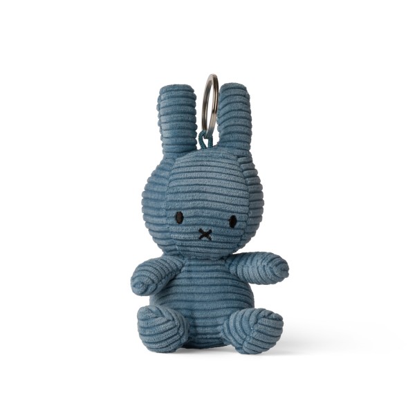 Miffy Corduroy Keyring - ECO Aviator Blue