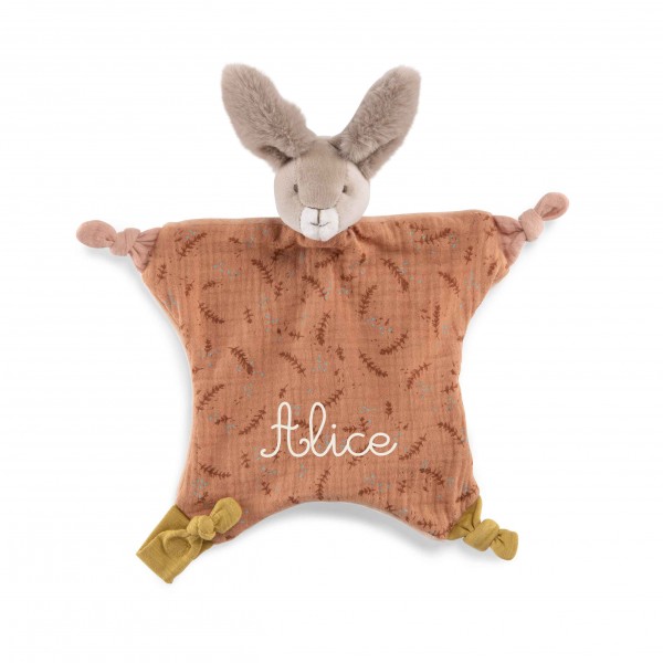 Rabbit comforter - Clay