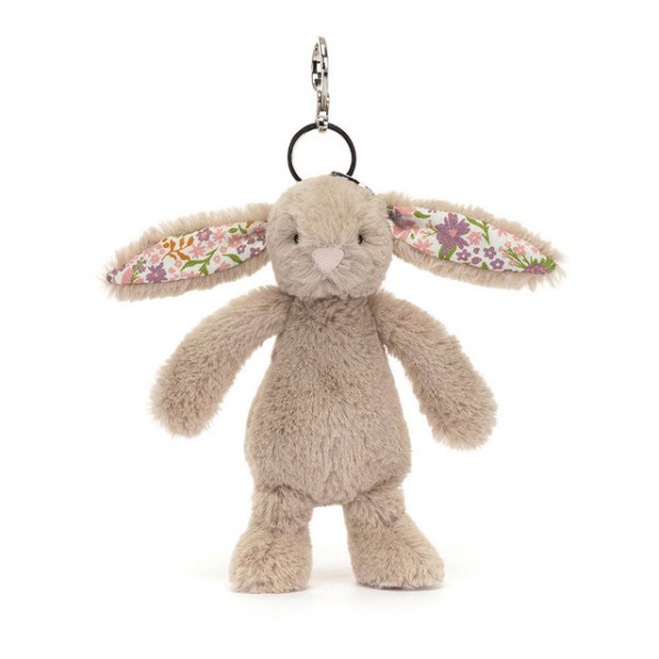 Bag Charm - Blossom Beige Bunny Petal