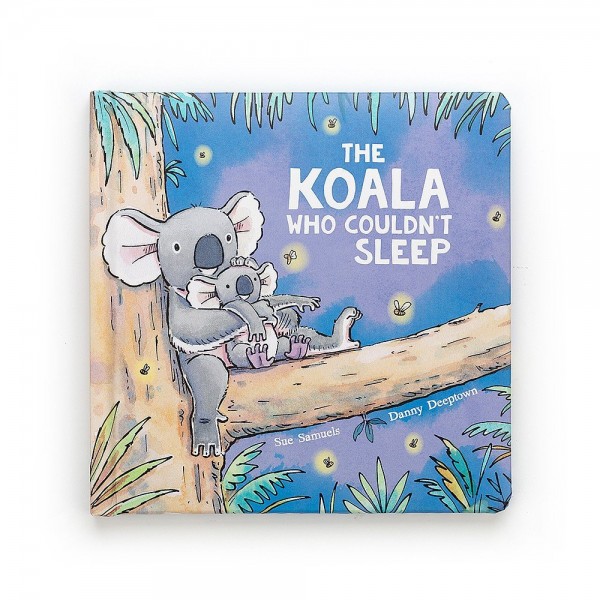 Jellycat board book, The Koala who couldnt sleep. Endearing story of