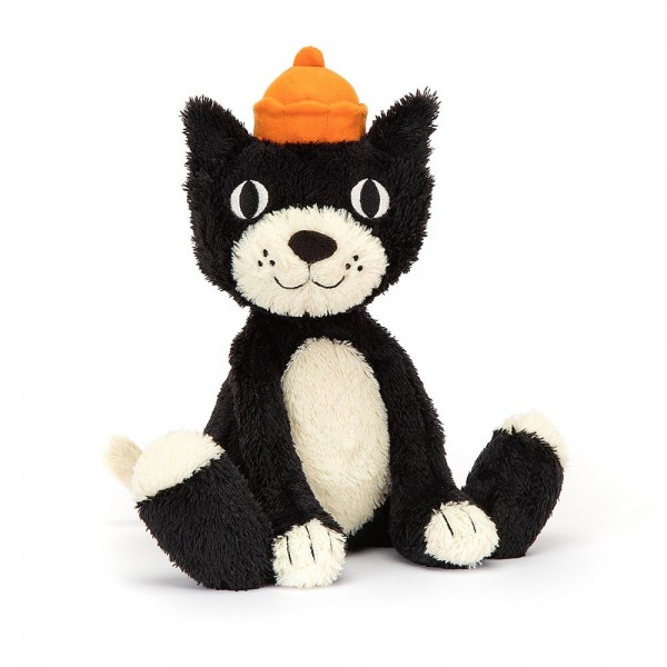 Jellycat Jack, the black and white cat, medium or original size